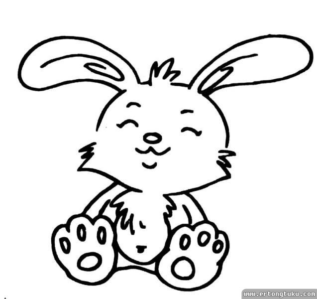 可爱卡通兔子简笔画集锦
