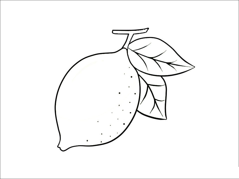 柠檬简单画笔图片