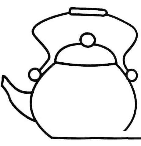 茶壶简笔画 卡通画图片