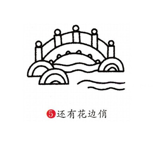 小桥流水风景怎么画